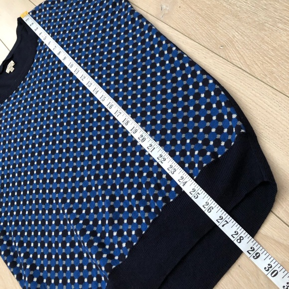 Aritzia Wilfred Silk and Cashmere Check Sweater in Blue Size XS - Picture 9 of 11